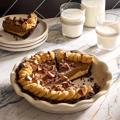 Fully Glazed Stone Pie Plate
