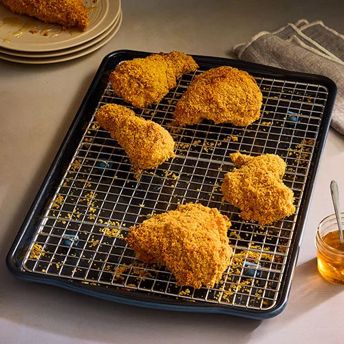 Brilliance Nonstick Half Sheet Pan With Rack