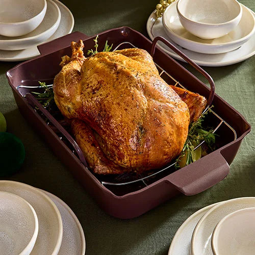16" x 12" (40.5 cm x 30.5 cm) Cast Aluminum Roasting Pan